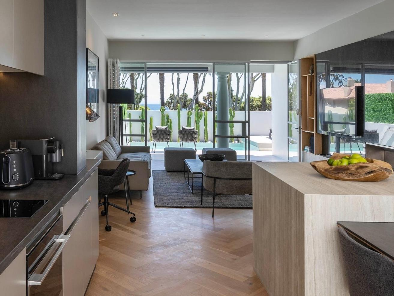 South Beach Camps Bay Boutique Hotel Kapské Město Exteriér fotografie Interior of a house in the complex
